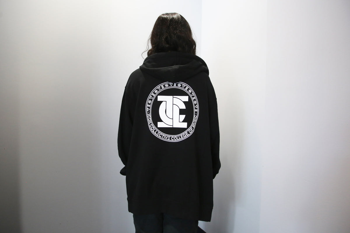 Black icon outlet hoodie